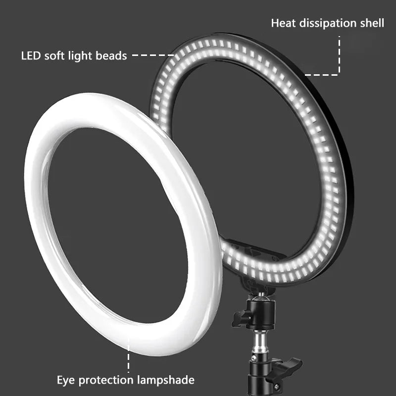 Selfie Ring Light with Optional Tripod, Photography